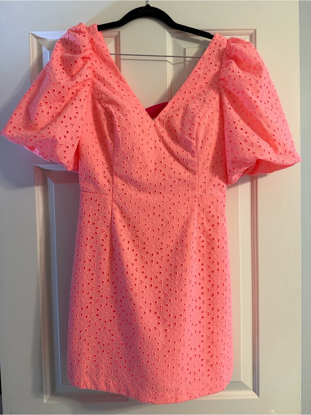 NWT Lilly Pulitzer Coral Eyelet Romper mini  Dress
